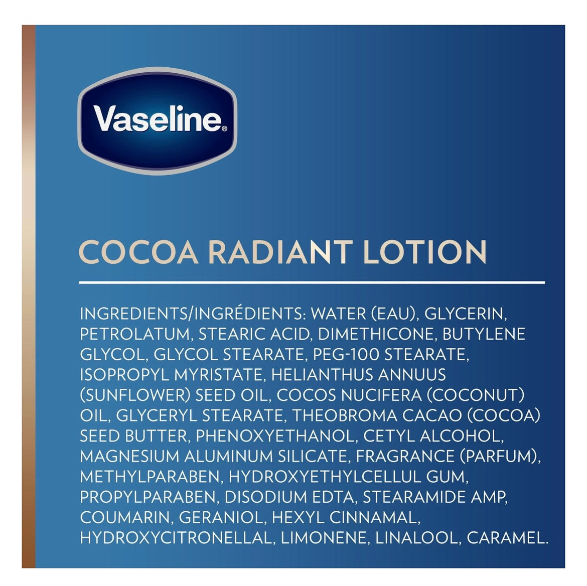 Crema Corporal Hidratante Cocoa Vaseline (600 ml)