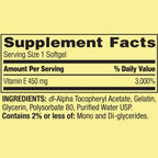Vitamina E Kirkland 450mg (1.000IU) (100 Cápsulas)