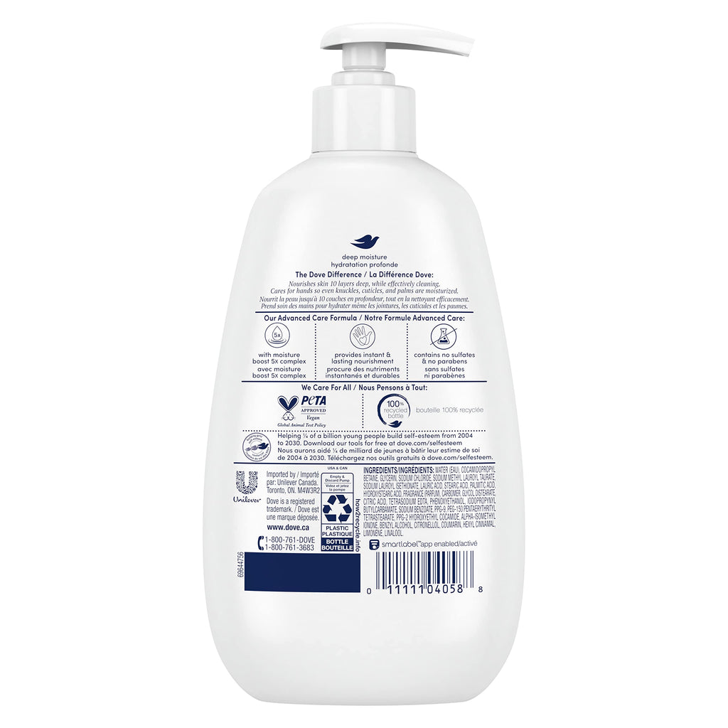 Jabón Líquido para manos Dove Advanced Care (355ml)