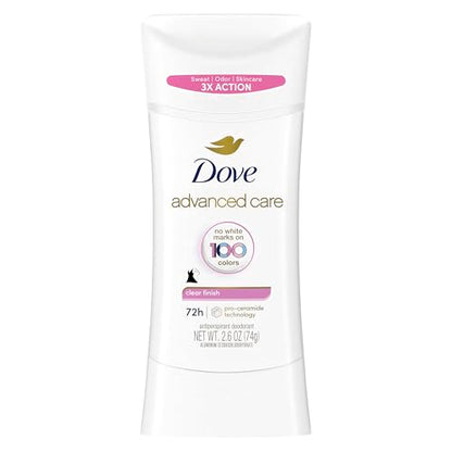 Desodorante Antitranspirante Dove Advanced Care Clear Finish (74g)