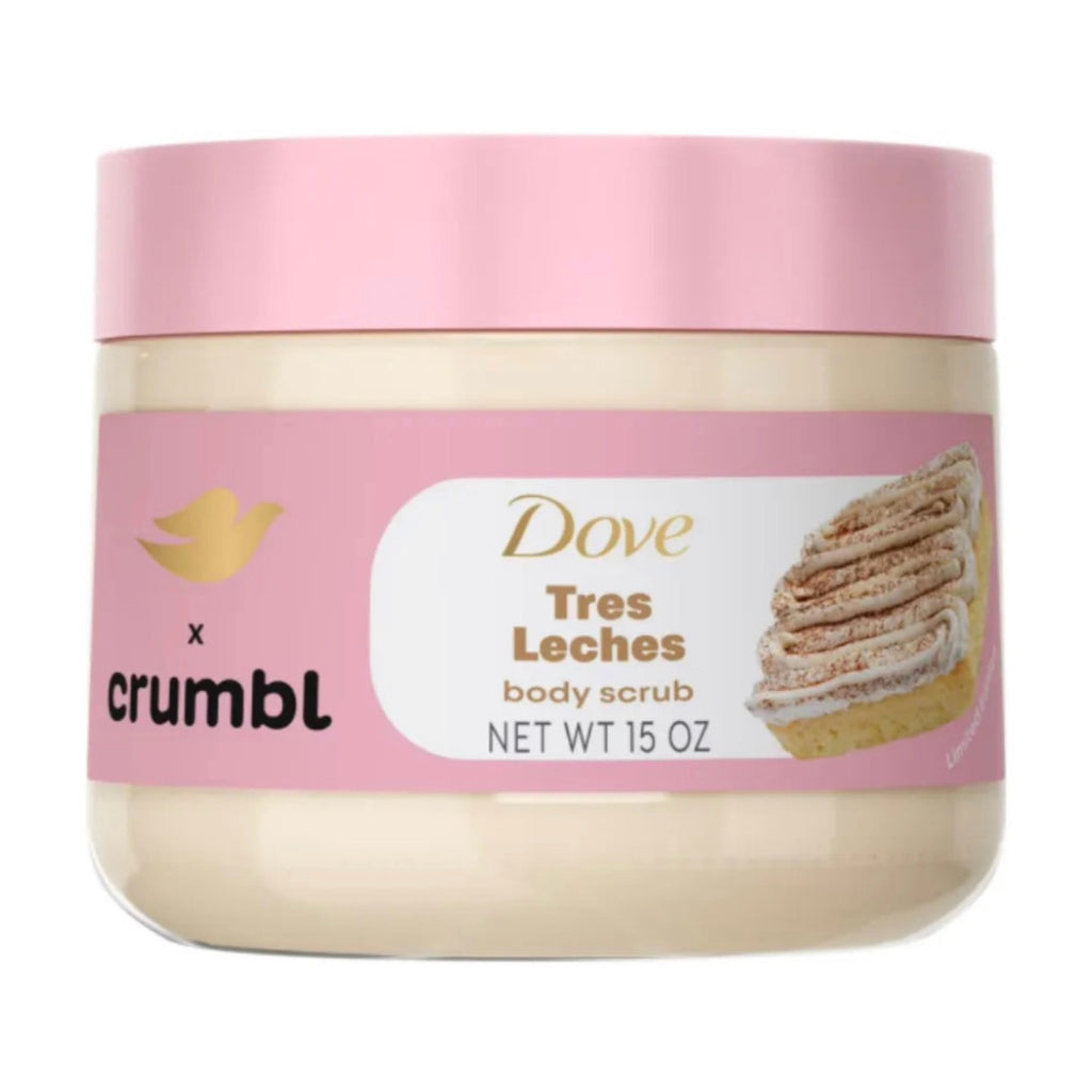 Exfoliante Corporal Dove x Crumbl Tres Leches (15 Oz)