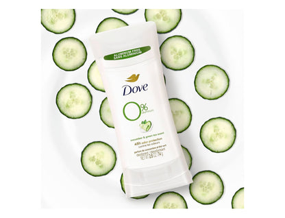 Desodorante Dove Cucumber & Green Tea 0% aluminio (74g)