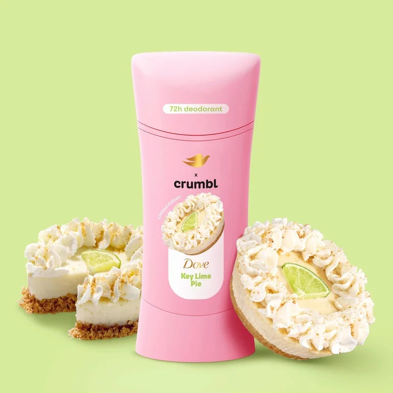 Desodorante Libre de Aluminio Dove x Crumbl Key Lime pie (2.6 Oz)