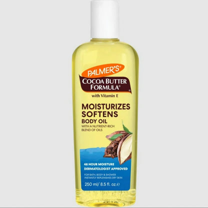 Aceite Corporal Hidratante de Manteca de Cacao con Vitamina E Palmers (250ml)