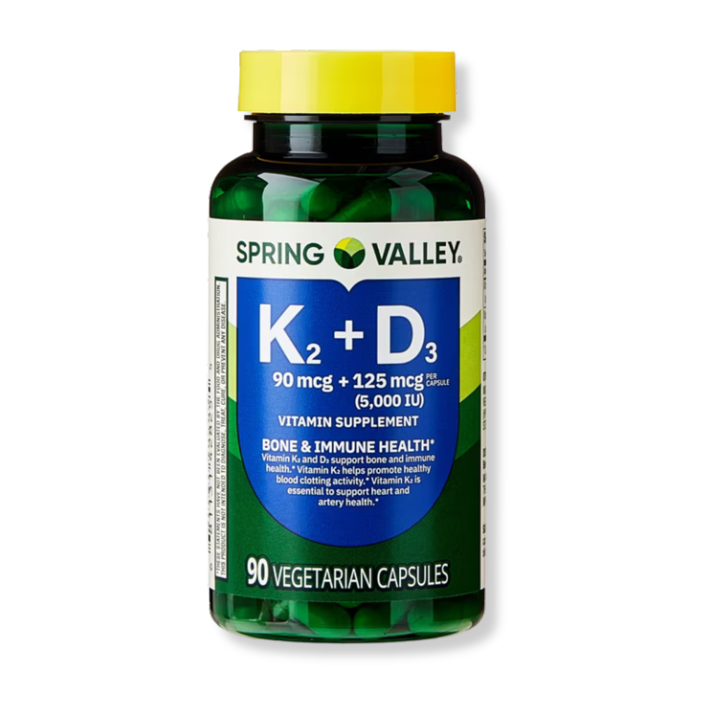 Vitamina K2 + D3 Spring Valley (90 cápsulas)
