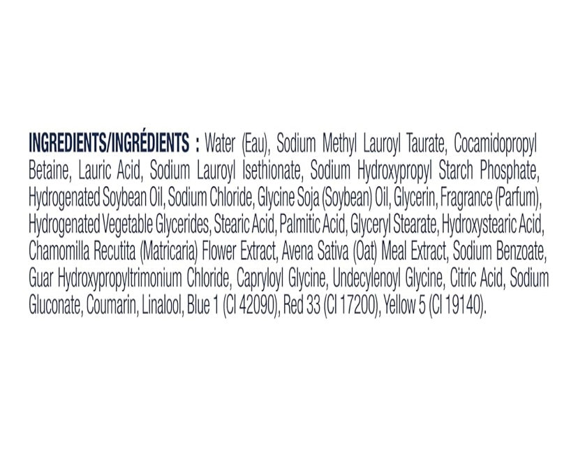 Jabón Corporal Dove manzanilla azul y leche de avena Anti-Stress (905ml)