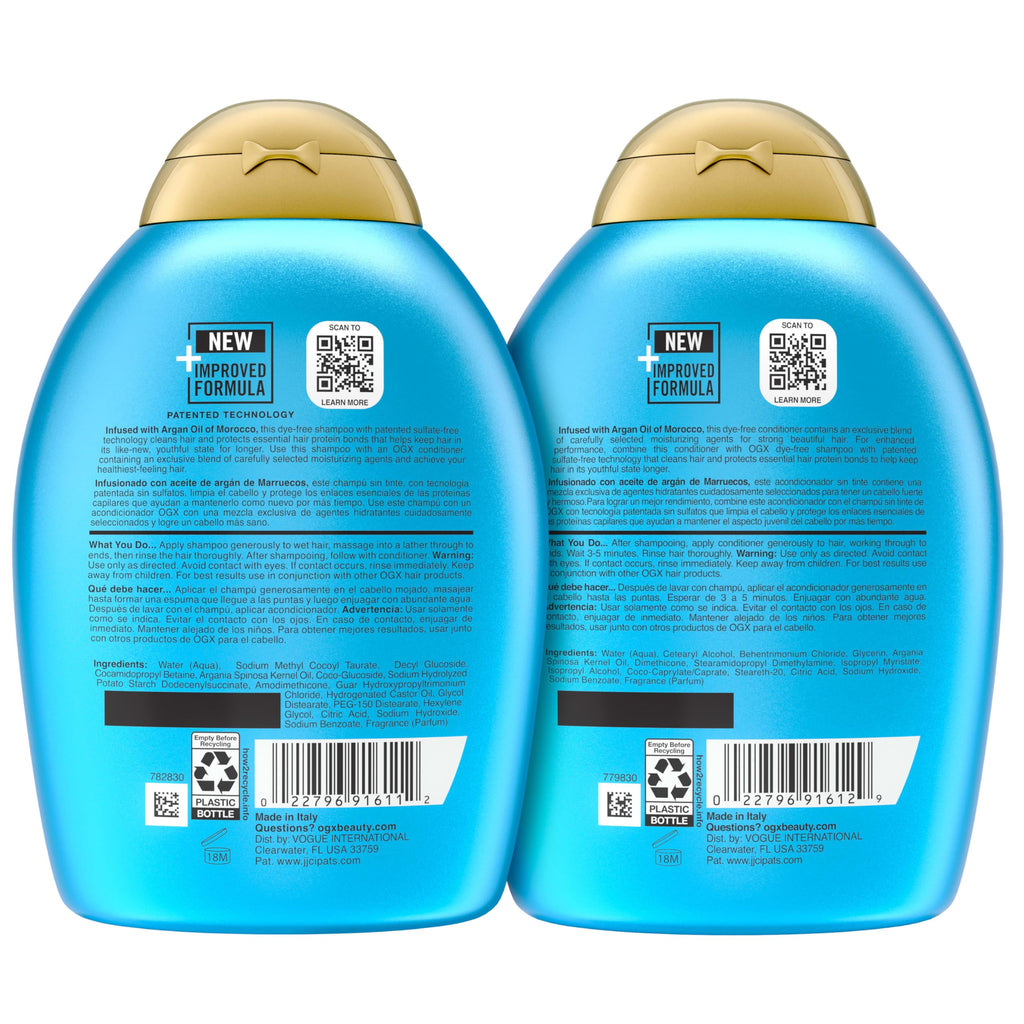 Kit de Shampoo y Acondicionador Argan Oil of Morocco OGX (385ml)