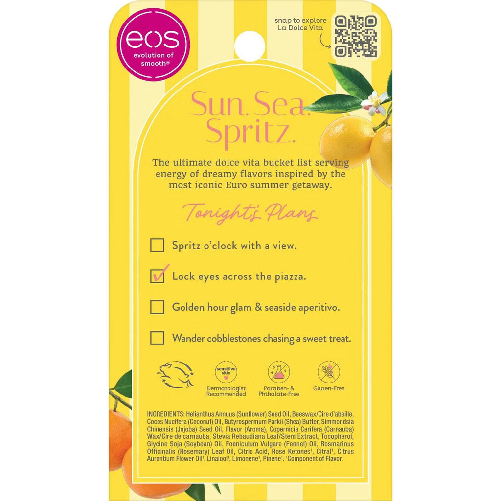 Hidratante de Labios EOS Sweet Bubbly Lip Balm (2 Unidades)