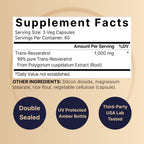 Resveratrol NatureBell 1.000mg (180 cápsulas)