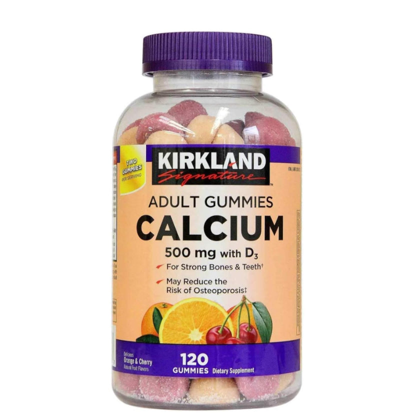 Calcio Kirkland 500mg (120 gomitas)