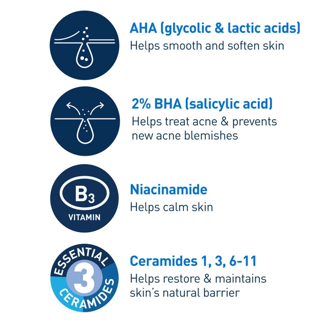 Limpiador Facial para el control del acné CeraVe (237ml)