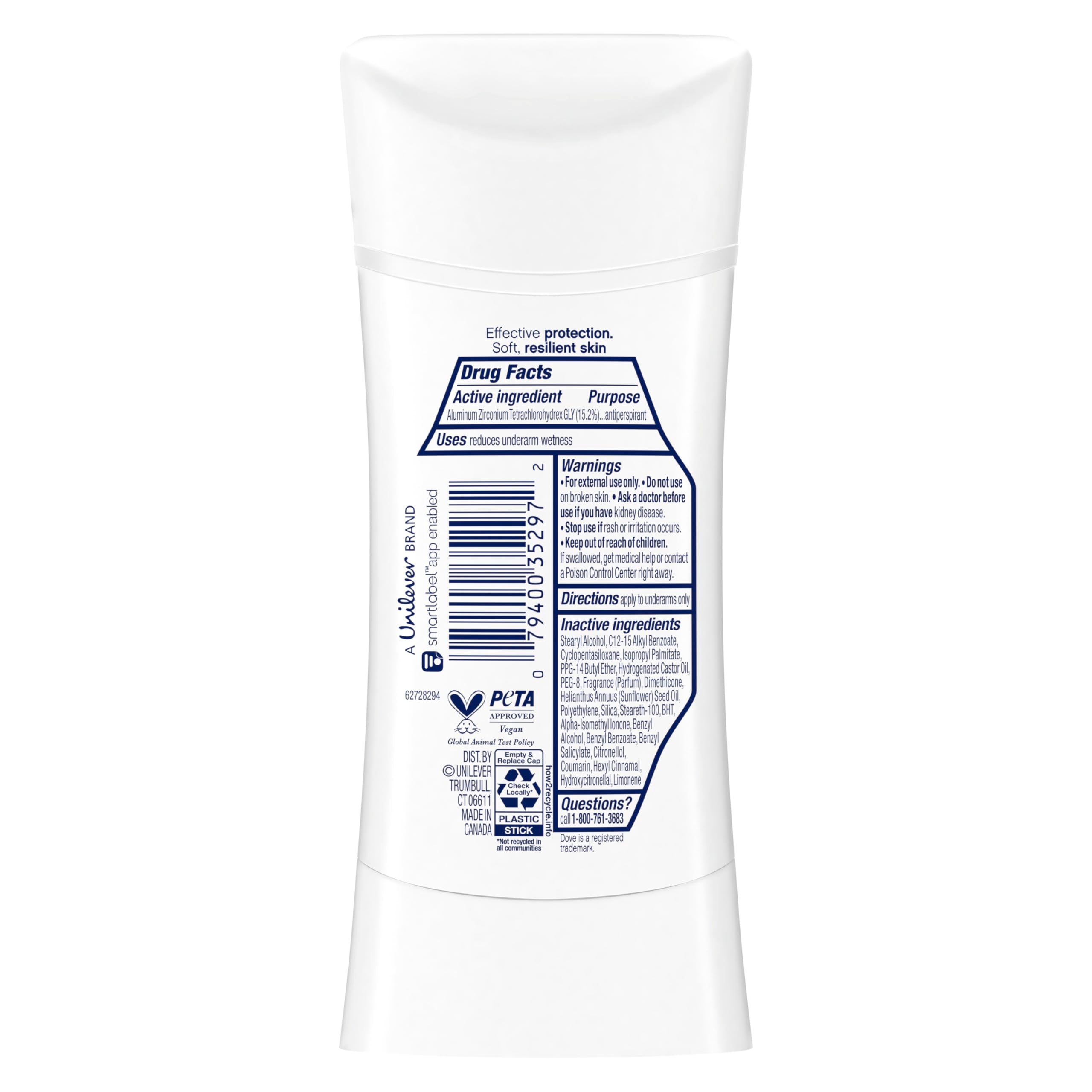 Desodorante Antitranspirante Dove Advanced Care Cool Essentials (74g)
