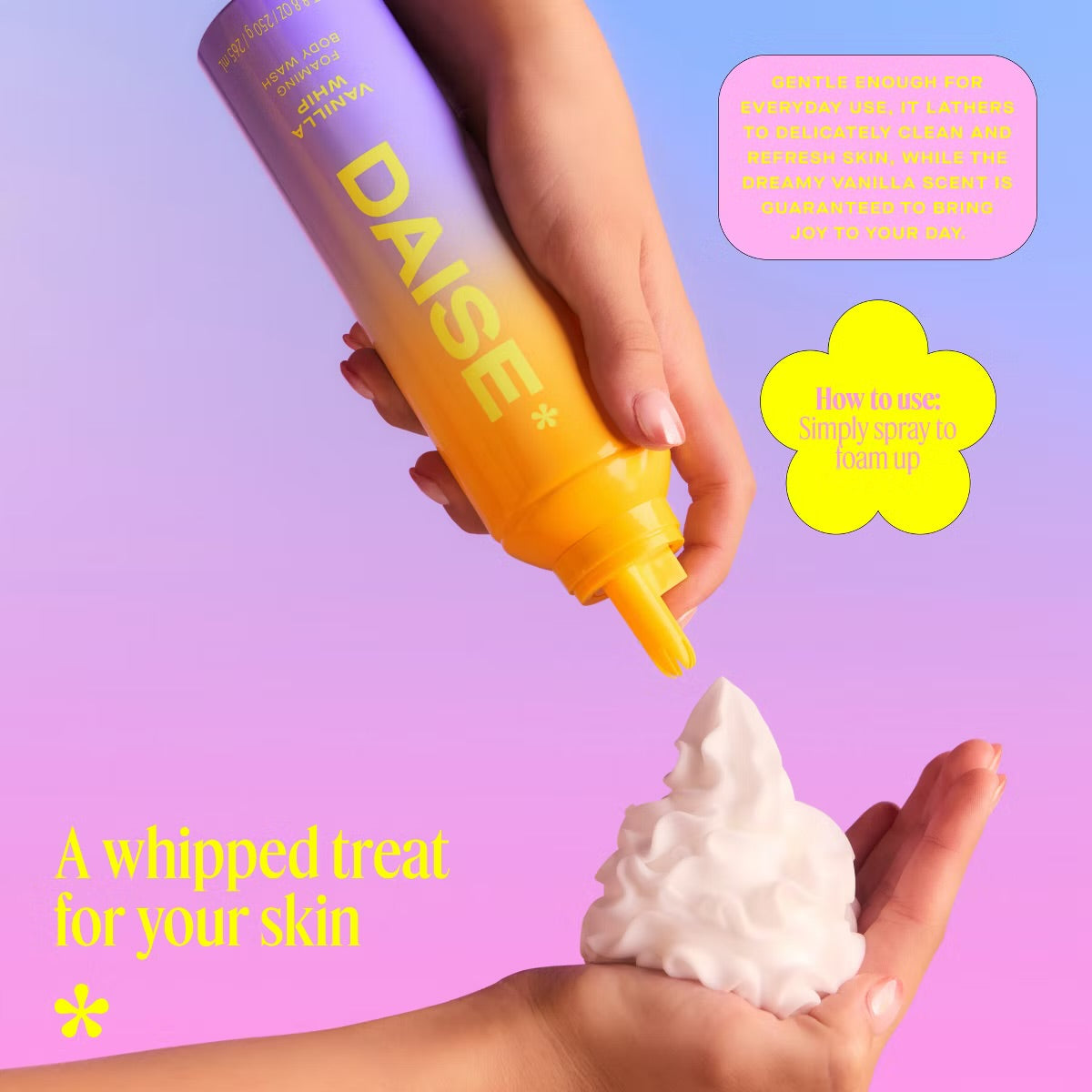 Espuma Corporal Vanilla DAISE (250gramos)