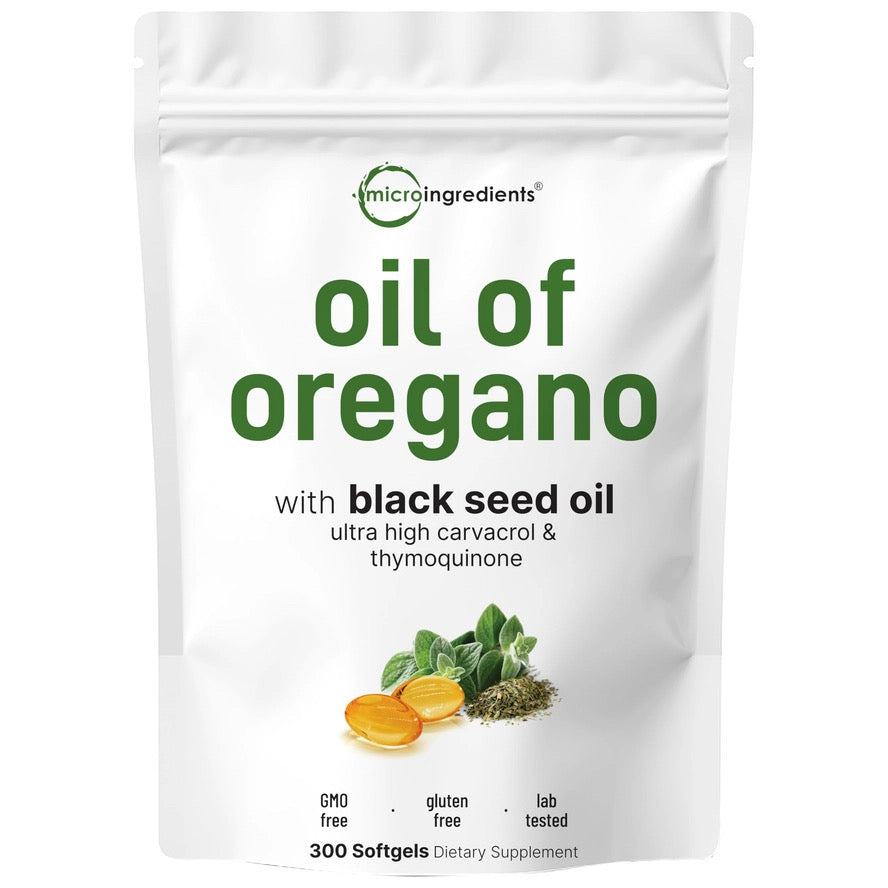 Aceite de Orégano Microingredients (300 cápsulas)