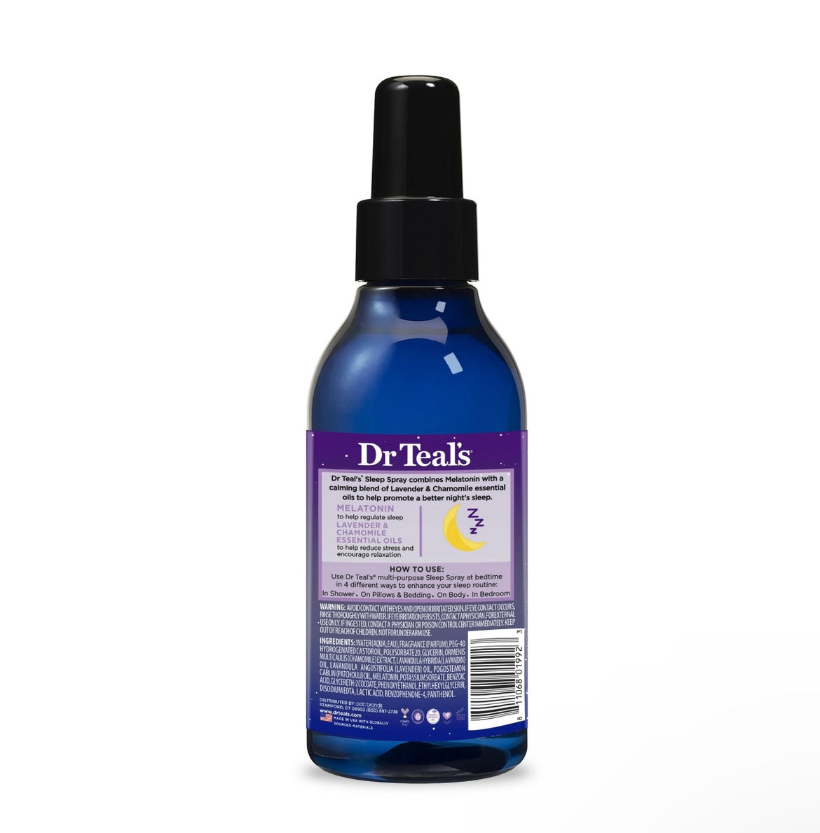 Spray con Melatonina y Aceites Esenciales Dr. Teals (177 ml)