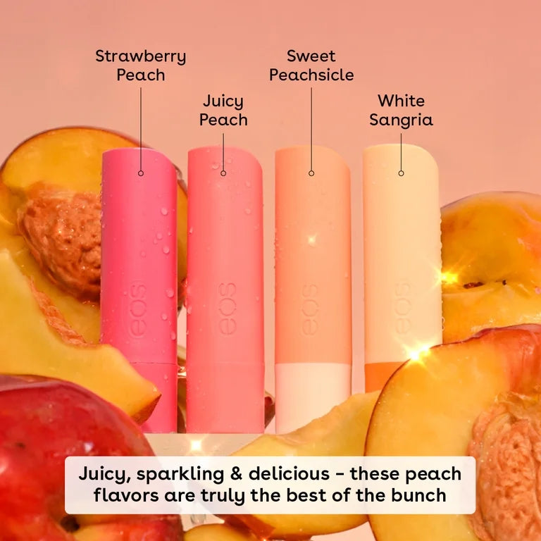 Hidratante de Labios EOS Peachy Keen Lip Balm (4 Unidades)