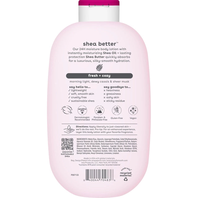 Crema Corporal Hidratante EOS Fresh & Cozy (473ml)