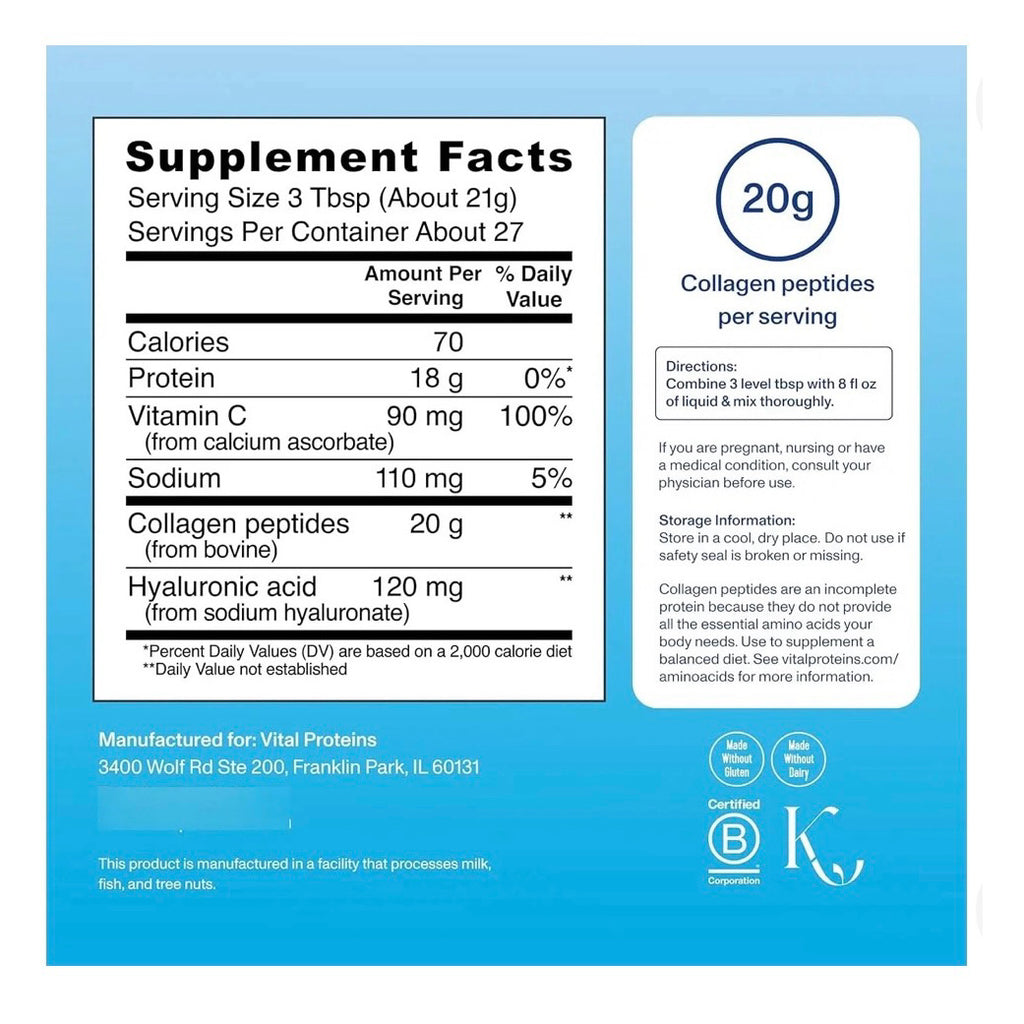 Colágeno Peptidos Advanced Vital Proteins (567 gramos)