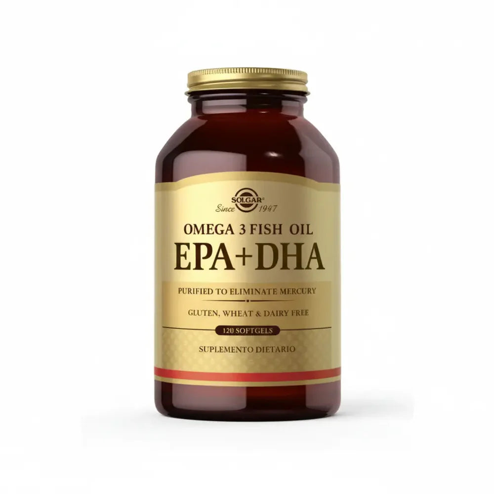 Omega 3 Fish Oil SOLGAR (120 cápsulas)