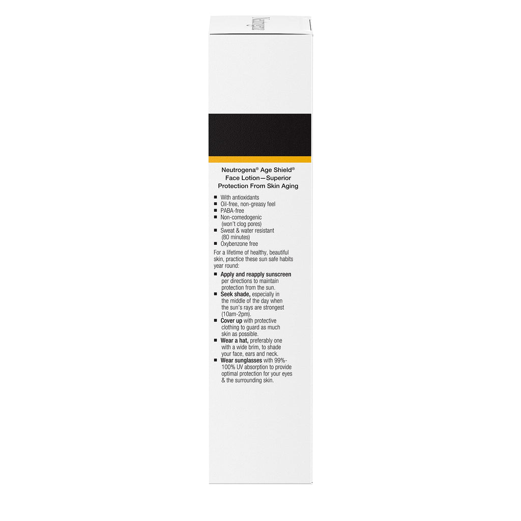 Protector Solar Neutrogena Age Shield Face sin aceite con SPF 70 (88ml)