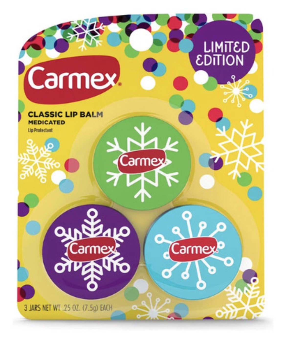 Hidratante de Labios Carmex medicado (X3 unidades)