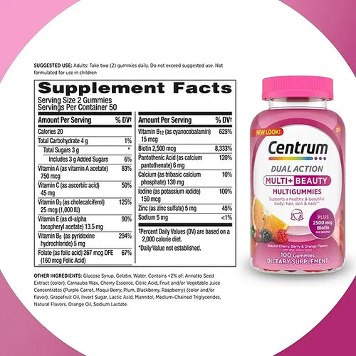 Centrum Multi + Beauty (100 gomitas)