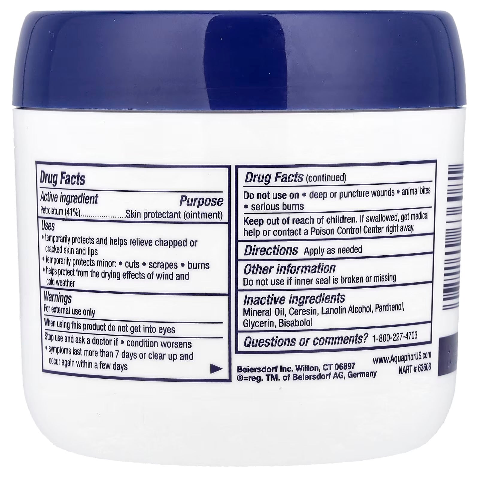 Crema Curativa Advanced Aquaphor (396 gramos)