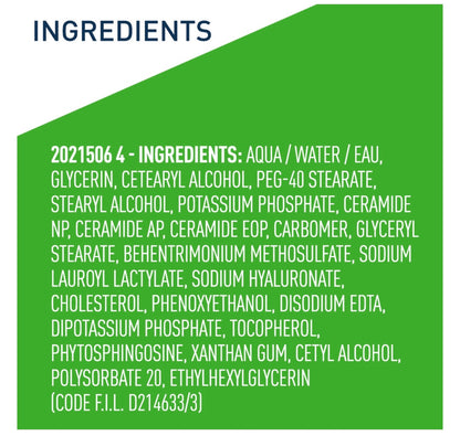 Limpiador Facial Hidratante CeraVe para piel normal a seca (473 ml)