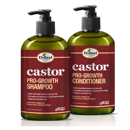 KIT Capilar (Shampoo y Acondicionador) Castor Pro Growht Difeel (355ml)