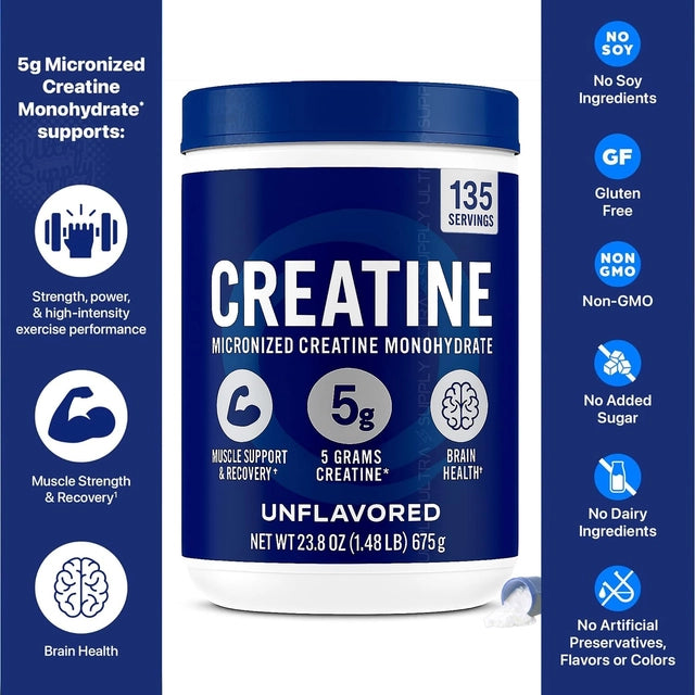 Creatina Monohidratada en polvo Orgain (675 gramos)