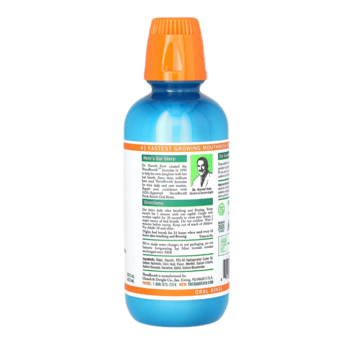 Enjuague Bucal Menta helada Thera Breath (473ml)