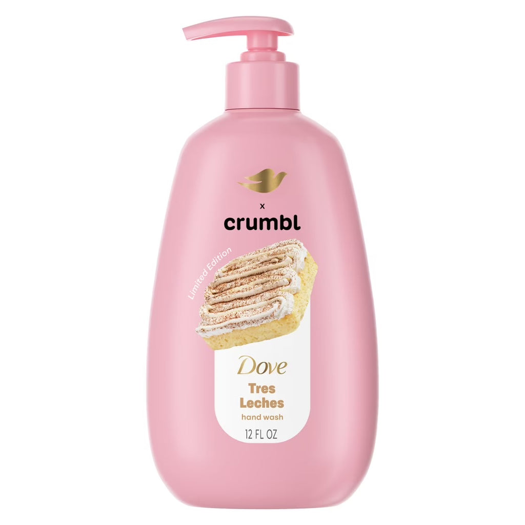 Jabón de Manos Dove x Crumbl Tres Leches (12 Oz)