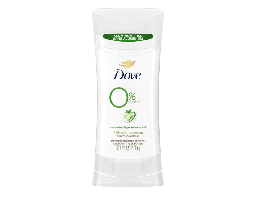 Desodorante Dove Cucumber & Green Tea 0% aluminio (74g)