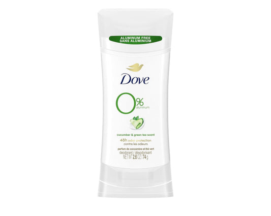 Desodorante Dove Cucumber & Green Tea 0% aluminio (74g)