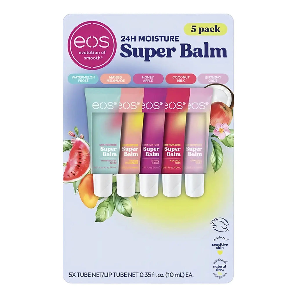 Hidratante de Labios EOS Super Balm (5 Unidades)