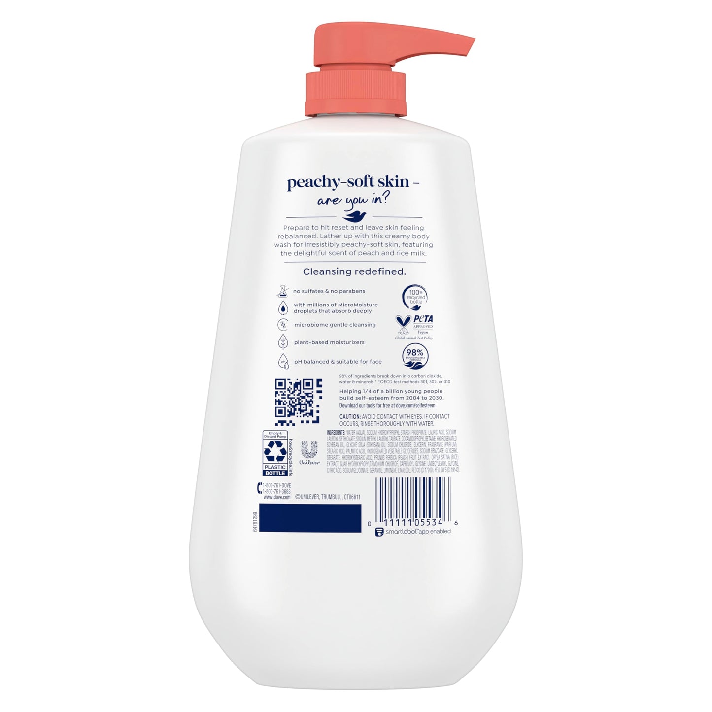 Jabón Corporal Dove Rebalance (905ml)