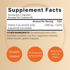 Vitamina C liposomal 2000 mg NatureBell (240 cápsulas)