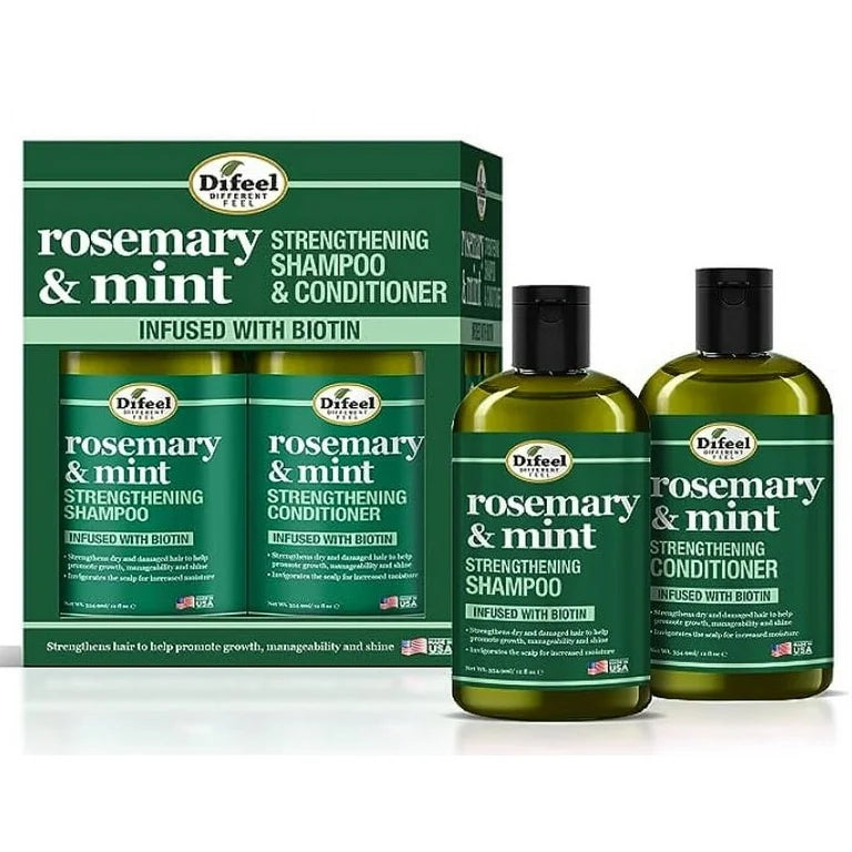 KIT Capilar (Shampoo y Acondicionador) Romero & Menta Difeel (355ml)