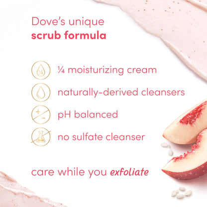 Exfoliante Corporal Dove White Peach & Crushed Rice (425g)