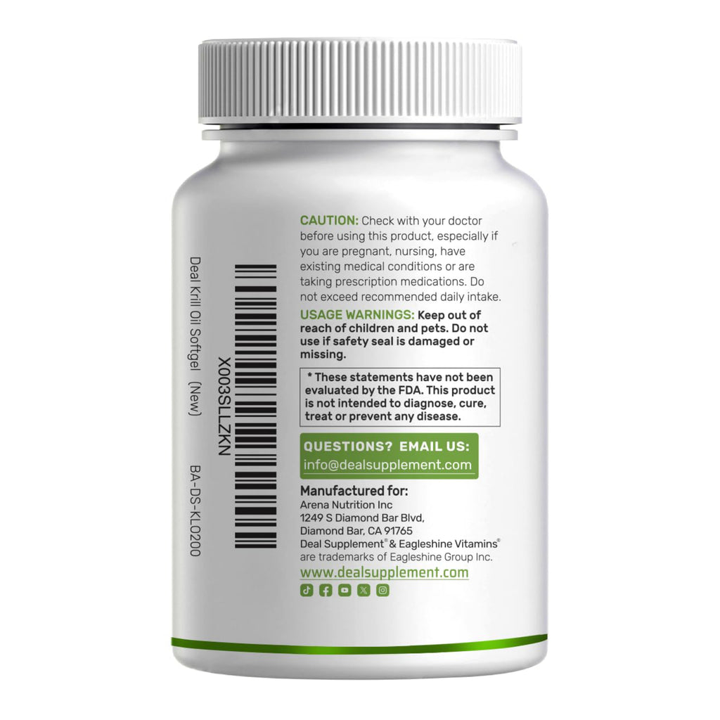 Krill Oil Deal Supplement 1.000mg (240 cápsulas)