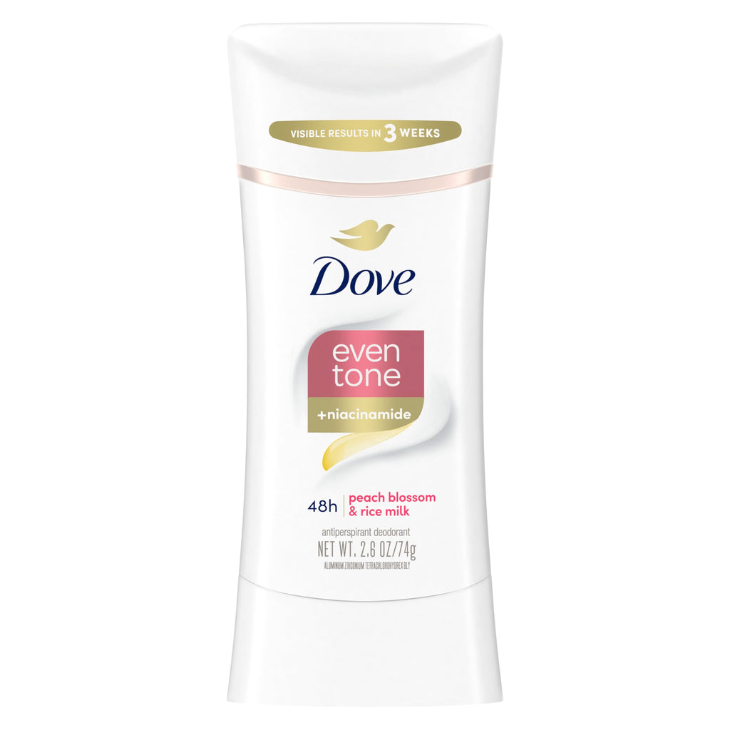 Desodorante Antitranspirante Dove Even Tone Peach Blossom & Rice Milk (74g)