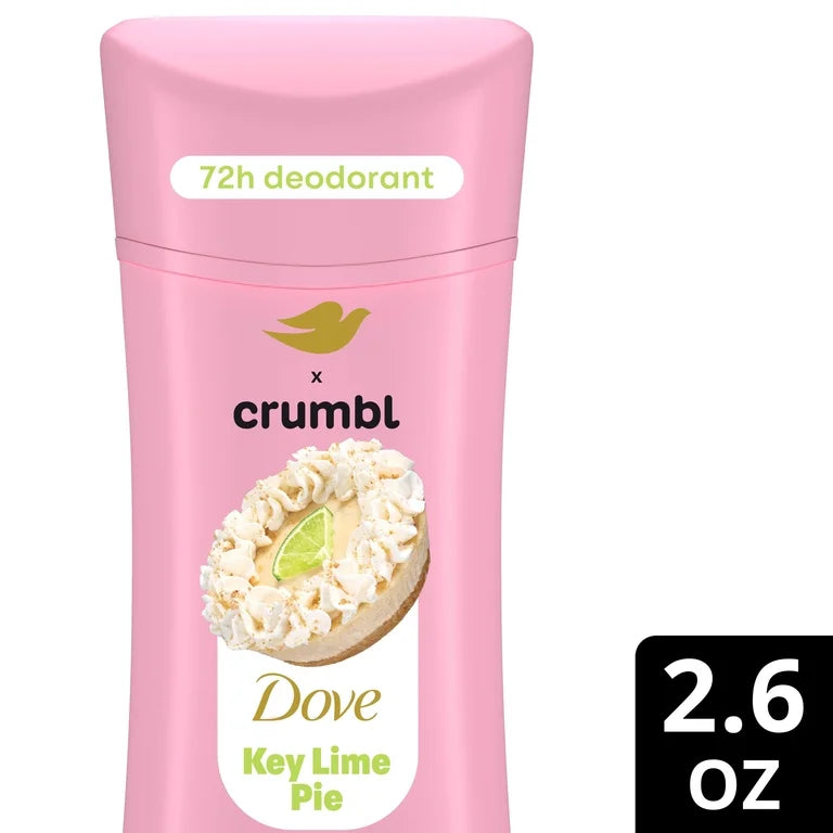 Desodorante Libre de Aluminio Dove x Crumbl Key Lime pie (2.6 Oz)