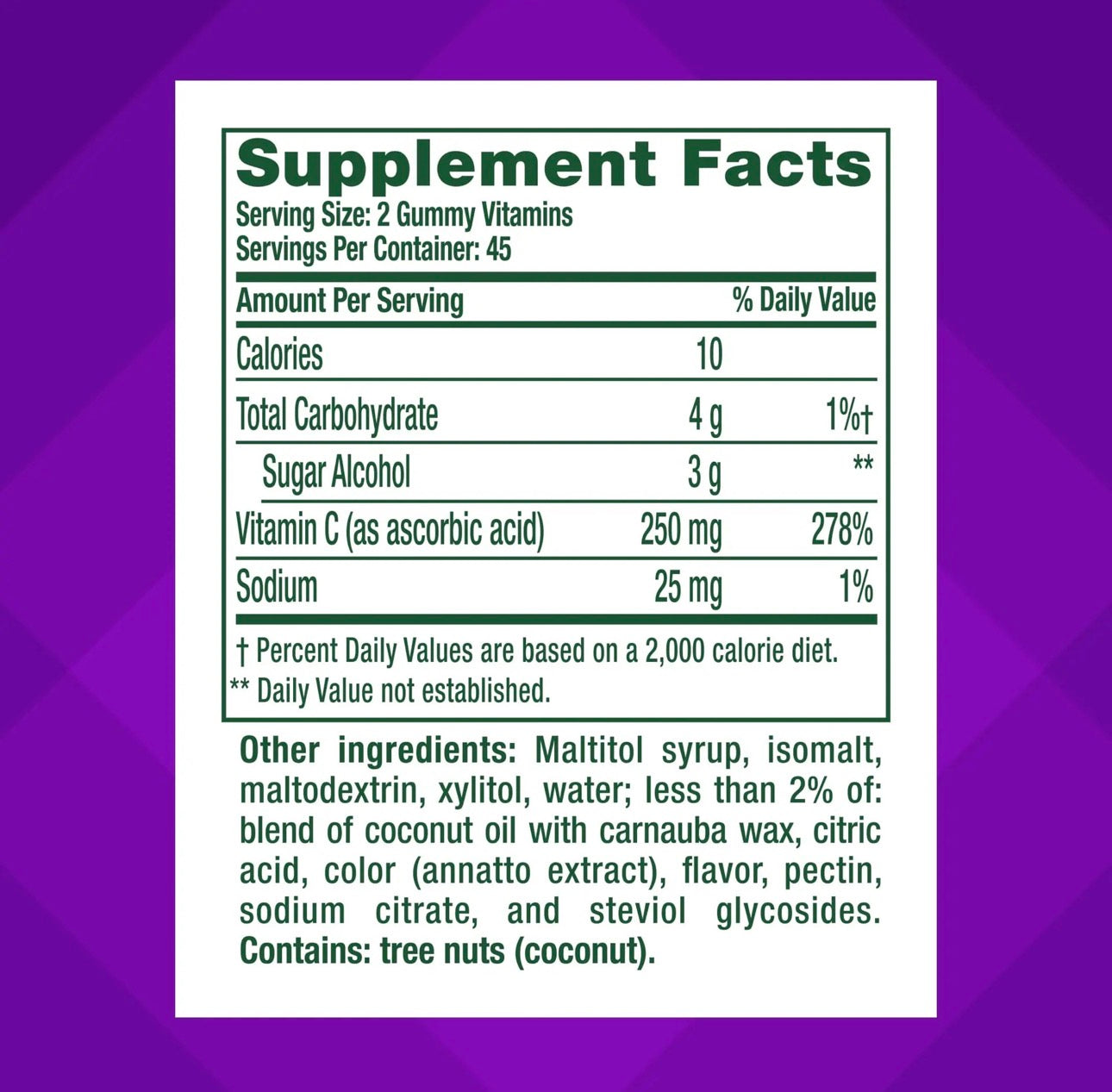 Vitamina C VitaFusion (90 gomitas)