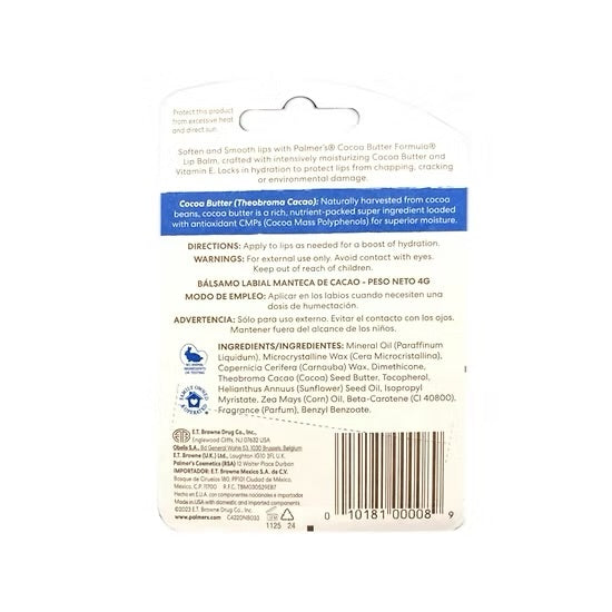 Hidratante de Labios con Manteca de Cacao Palmers (4g)