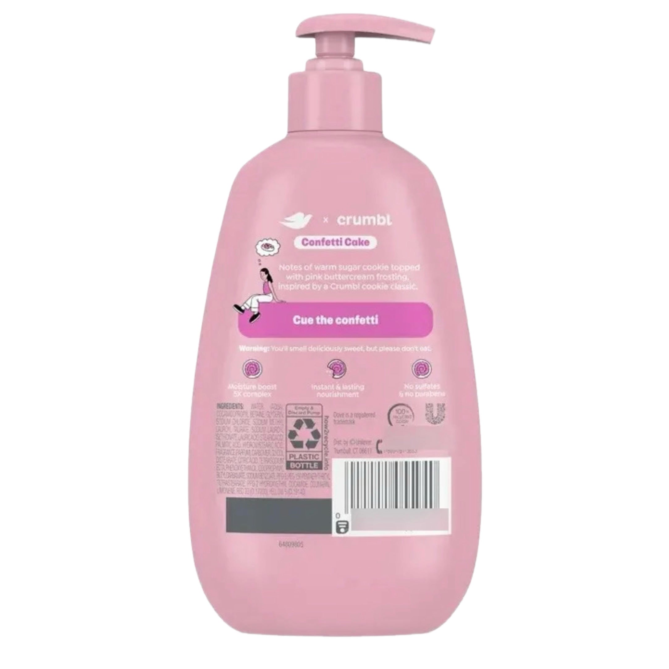 Jabón de Manos Dove x Crumbl Confetti Cake (12 Oz)