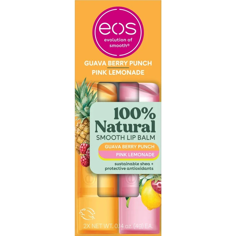 Hidratante de Labios EOS Lip Balm (2 Unidades)