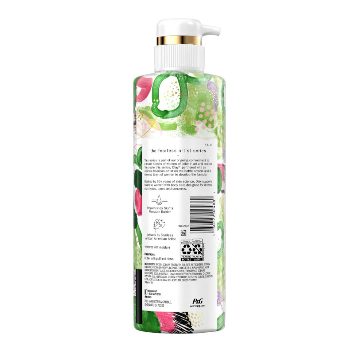 Jabón de baño OLAY Aloe y Manzanilla (530 ml)