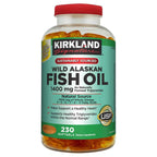 Fish Oil Wild Alaskan Kirkland (230 cápsulas)