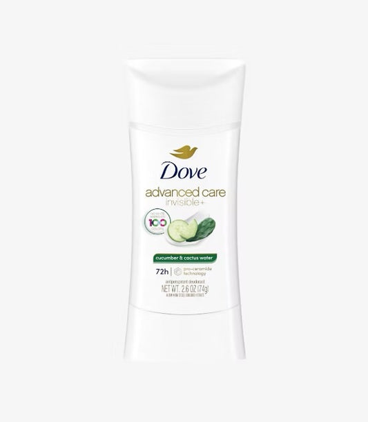 Desodorante Advanced Care Invisible Cucumber & Cactus Dove (74g)