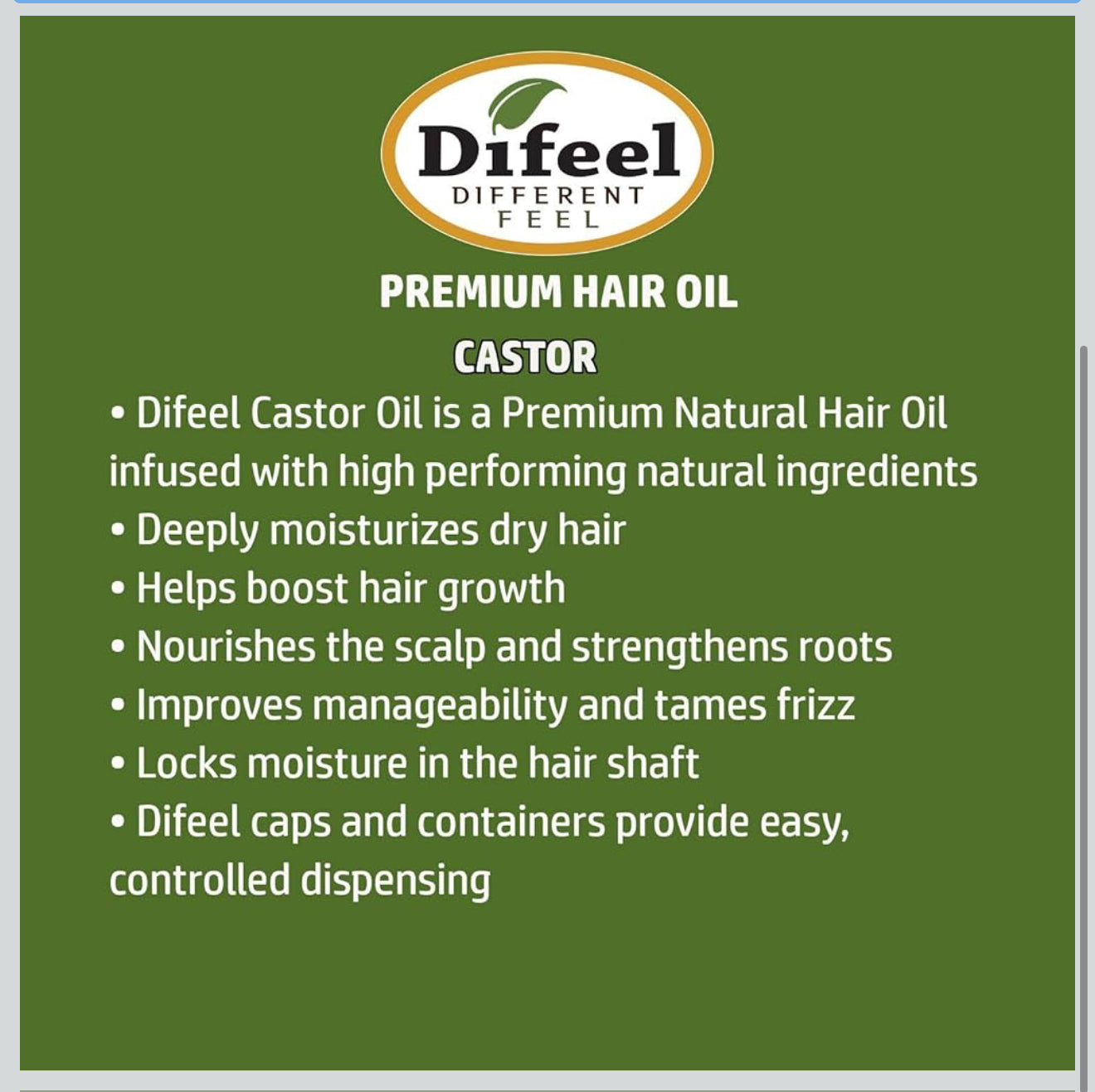 Aceite Capilar Castor Premium (210 ml)